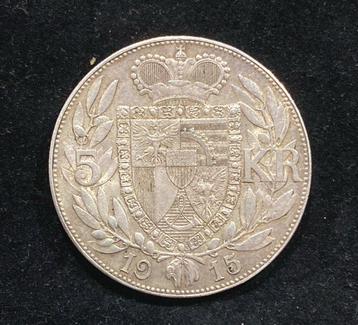 Liechtenstein. JOHANN II FÜRST VON LIECHTENSTEIN. 5 Kroner beschikbaar voor biedingen