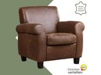 Leren fauteuil Perfection, Huis en Inrichting, Fauteuils, Eigentijds, Retro, Nieuw, Ophalen of Verzenden, 75 tot 100 cm
