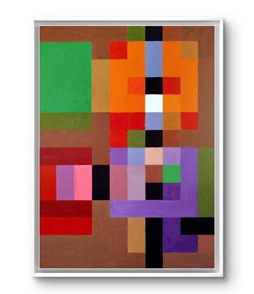 Darija Dolanski Majdak (1965) - Pixel No.18 : Pop art, Antiek en Kunst, Kunst | Schilderijen | Modern
