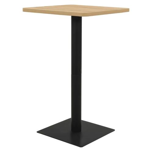vidaXL Bistrotafel 78,5x78,5x107 cm eikenkleurig, Huis en Inrichting, Tafels | Eettafels, Nieuw, Verzenden