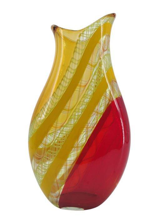 Vase - Verre - Vase en verre de Murano, Antiek en Kunst, Kunst | Designobjecten