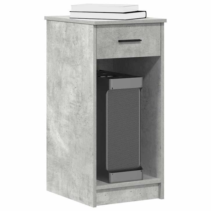 vidaXL Computertorenstandaard met lade 35x45x77 cm, Huis en Inrichting, Bureaus, Nieuw, Verzenden