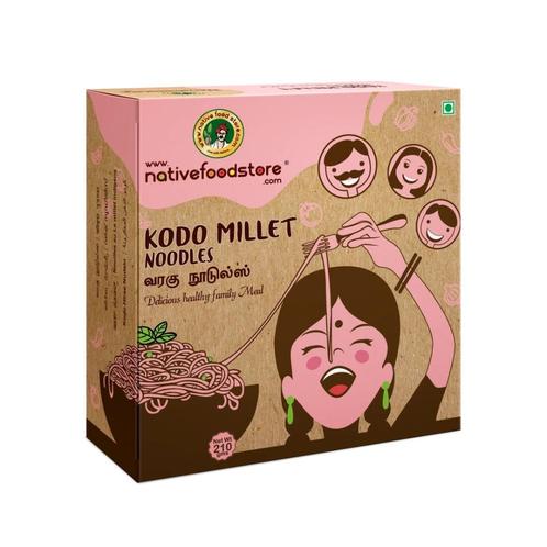 Gierstnoedels Kodo Millet (Varagu) met masala kruidenmix -, Sport en Fitness, Gezondheidsproducten en Wellness, Ophalen of Verzenden