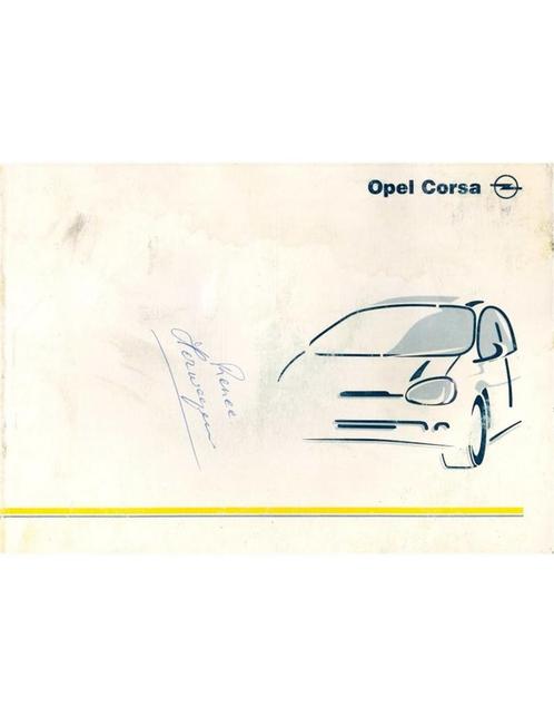 1997 OPEL CORSA INSTRUCTIEBOEKJE NEDERLANDS, Auto diversen, Handleidingen en Instructieboekjes
