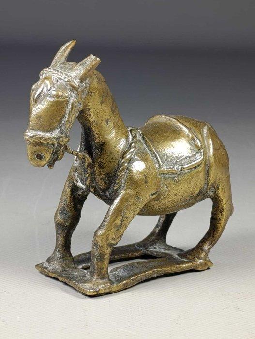Figurine - Cheval indien - Bronze, Antiquités & Art, Art | Art non-occidental