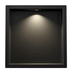 Inbouwnis BWS Albert 30x30x7cm Met Led Mat Zwart, Doe-het-zelf en Bouw, Ophalen of Verzenden, Nieuw, Bad