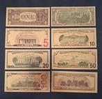 Collection thématique - Collection de 8 billets américains «