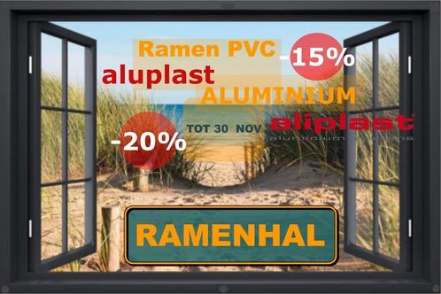 -20% Fabriekskorting op Aluminium maatwerk Aliplast, Doe-het-zelf en Bouw, Raamkozijnen en Schuifdeuren, Inclusief glas, Nieuw