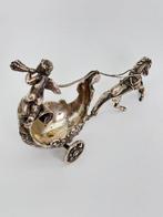 Beeldje - Carroza angelica plata - .915 zilver