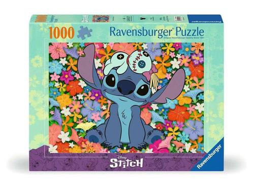 Stitch Bloemen Puzzel (1000 stukken), Verzamelen, Disney, Ophalen of Verzenden