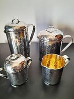 Calegaro - Koffieservies (4) - zilverwit, Antiek en Kunst