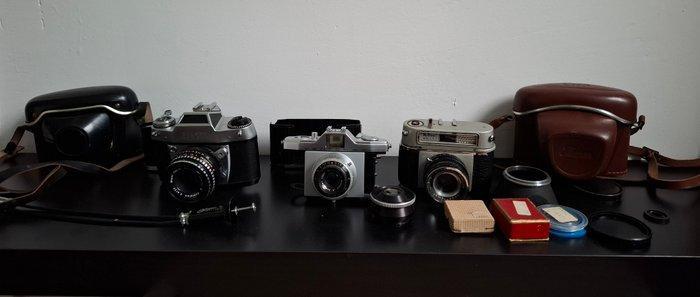 VEB Zeiss Ikon,, Haking, Ihagee Pentona II / Exa 500 /, Audio, Tv en Foto, Fotocamera's Analoog