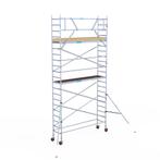 Rolsteiger Basic 75x305 7,2m werkhoogte tegen de gevel, Doe-het-zelf en Bouw, Verzenden, Nieuw, Rolsteiger of Kamersteiger, 5 meter of hoger