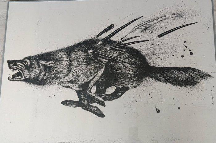 Andrzej Pgowski (1982) - Umiech Wilka (Wolfs Smile), Antiek en Kunst, Antiek | Overige Antiek