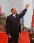 Weisburg Efim Efimovich (1922-1990) - Comizio con Lenin