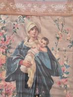 Altro - Grande Pannello Tessile Madonna con Bambino e