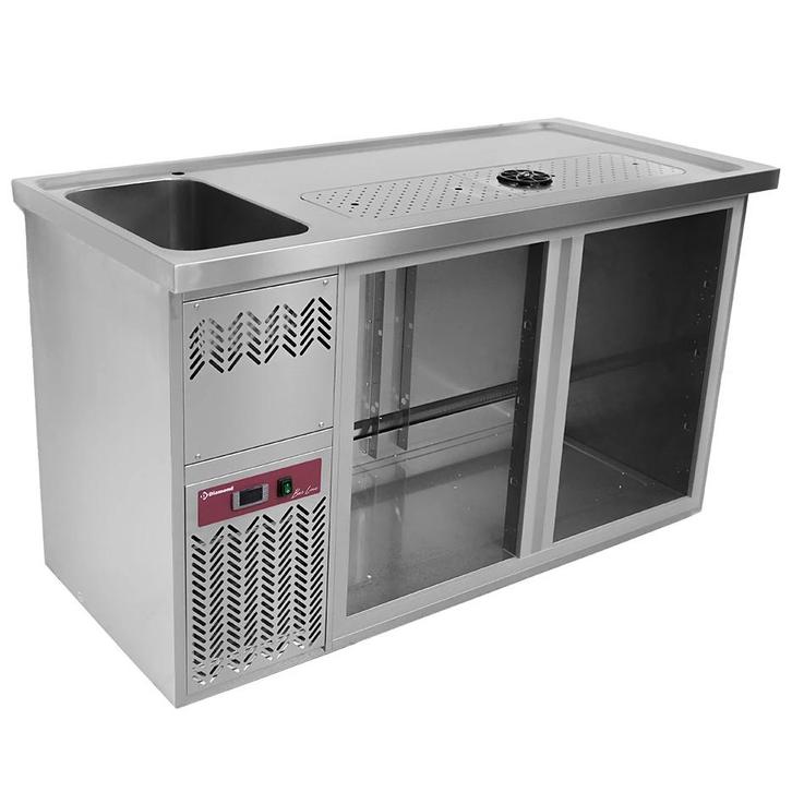 Modulair Barstation | BAR LINE | 370L  | RVS | 2, Zakelijke goederen, Horeca | Keukenapparatuur, Nieuw in verpakking, Verzenden