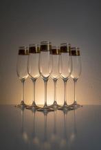Lucky Blue - Champagne fluitje (12) - Glas, Antiek en Kunst