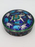 Boîte - Argent 925 - Argent indien émaillé
