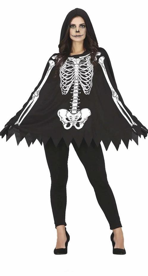 Skelet Halloween Poncho Dames, Hobby & Loisirs créatifs, Articles de fête, Envoi