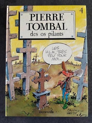 Pierre Tombal T4 - Des Os Pilants + dédicace couleur - C - 1 beschikbaar voor biedingen