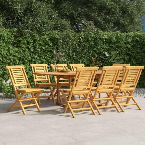 vidaXL Chaises de jardin pliantes lot de 8 47x63x90cm, Tuin en Terras, Tuinsets en Loungesets, Verzenden