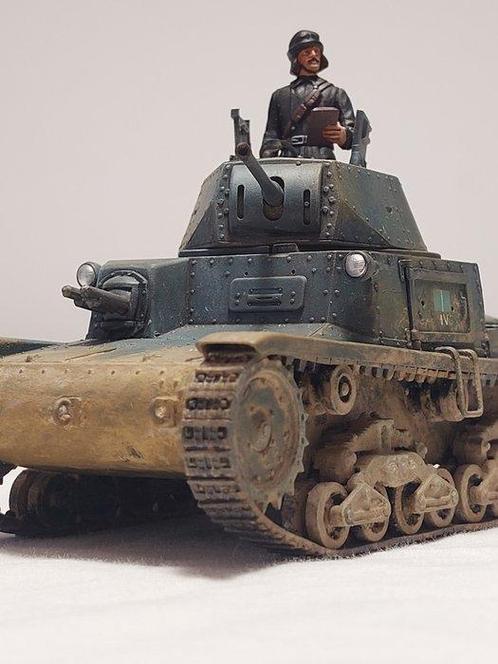Tamiya 1:35 - Model militair voertuig  (2) - M 14/41 carro, Kinderen en Baby's, Speelgoed | Overig