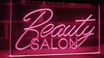 Beauty salon neon bord lamp LED verlichting reclame lichtbak, Huis en Inrichting, Verzenden, Nieuw