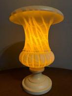 Lampe de table - Albâtre - lampe à urne Campana creuse, Nieuw