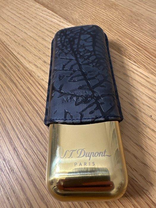 S.T. Dupont - Kist - Leder, Verguld, Metaal, Collections, Articles de fumeurs, Briquets & Boîtes d'allumettes