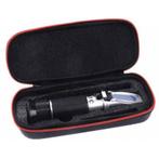 Prof. zeewater refractometer met luxe zwarte tas, Verzenden