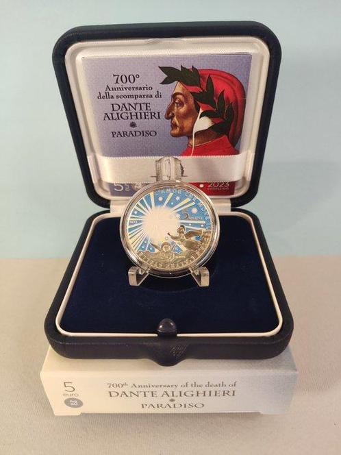 Italie. 5 Euro 2023 Dante Alighieri - Paradiso (Sans Prix, Postzegels en Munten, Munten | Europa | Euromunten