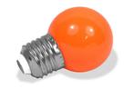 Led lamp Oranje E27 fitting | 1 watt, Verzenden