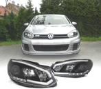 PHARES VOLKSWAGEN VW GOLF MK6 08-12 TUBE LIGHT FOND NOIR, Auto-onderdelen, Verlichting, Verzenden, Nieuw