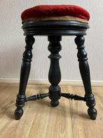 Kruk - Draaibare Pianokruk - Hout, Textiel, Antiek en Kunst