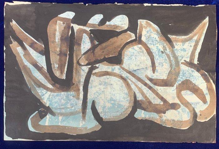 Robert Muller (1920-2003) - Abstraction (sans prix de, Antiek en Kunst, Kunst | Schilderijen | Klassiek