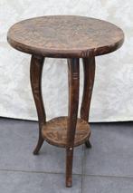 Plantentafel - Hout - uitgesneden tafel