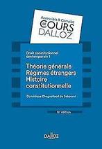 Droit constitutionnel contemporain 1 - 11e ed.: Thé...  Book, Baudu, Aurélien, Verzenden
