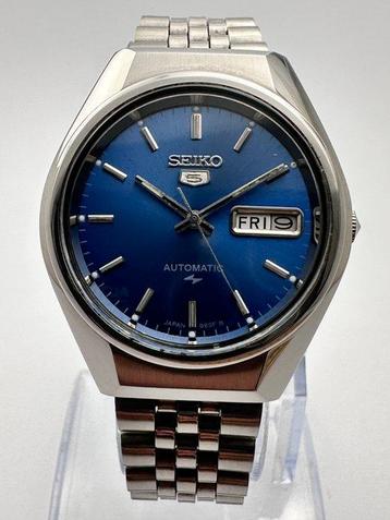 Seiko - 6309 8120 Automatic – Blue Dial – 1970s – Jubilee beschikbaar voor biedingen