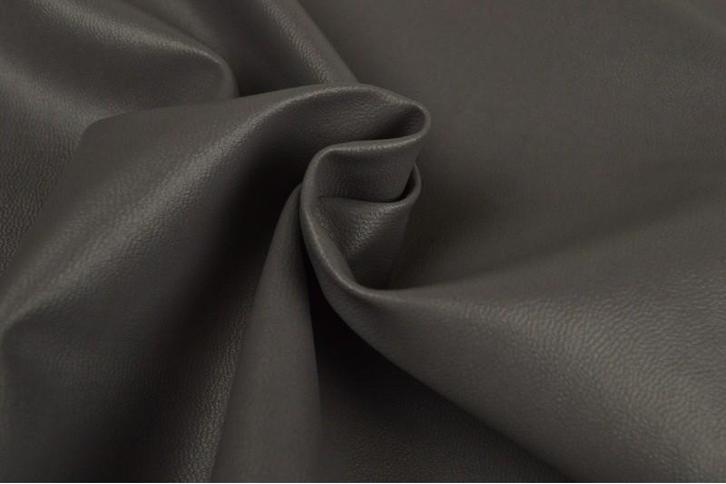 10 meter kunstleer - Donkergrijs, Hobby en Vrije tijd, Stoffen en Lappen, 120 cm of meer, 200 cm of meer, Grijs, Nieuw, Leer of Kunstleer