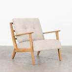 Deense fauteuil Hans - Retro design - Scandinavisch ontwerp, Hout, Scandinavisch, Deens, retro, Nieuw, 75 tot 100 cm