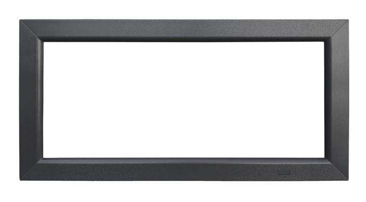 Budget PVC zwarte ramen in stock vast kiep draaikiep etc, Bricolage & Construction, Vitres, Châssis & Fenêtres, Enlèvement ou Envoi