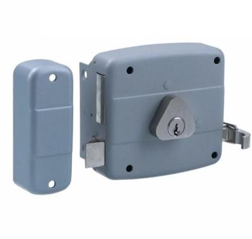 Oplegslot Cisa 50420 60 mm DIN rechts naar binnen draaiend, Klink of Kruk