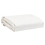 vidaXL Dekzeil 650 g/m² Ø 2 m wit, Verzenden, Nieuw