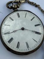 Antiek zilveren zakhorloge met sleutel - No Reserve Price -, Nieuw