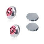 Fako Bijoux® - Oorbellen - Magneet - Magnetisch - RVS - 8mm, Handtassen en Accessoires, Verzenden, Nieuw