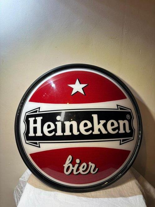 Reclamebord - Vintage Jaren 60 Heineke Reclamebord | Retro, Antiek en Kunst, Antiek | Wandborden en Tegels