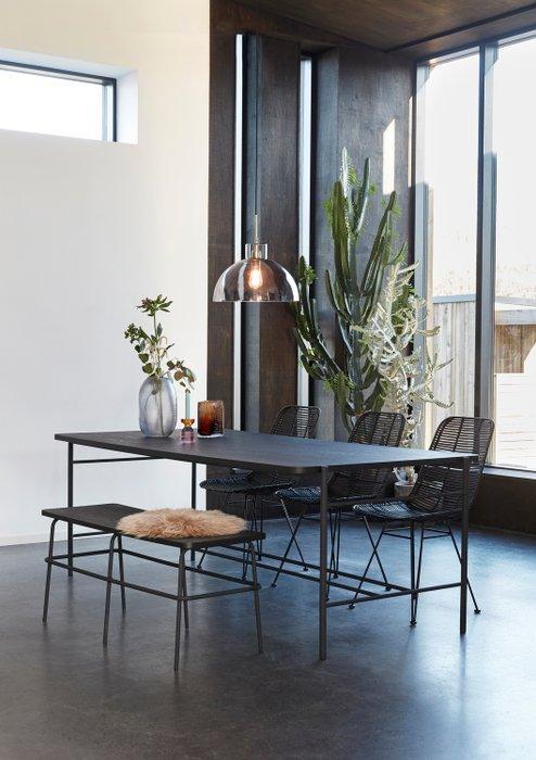 Hübsch - Lotte Knudsen - Établi - Banc en cendres - Noir -, Antiek en Kunst, Kunst | Designobjecten