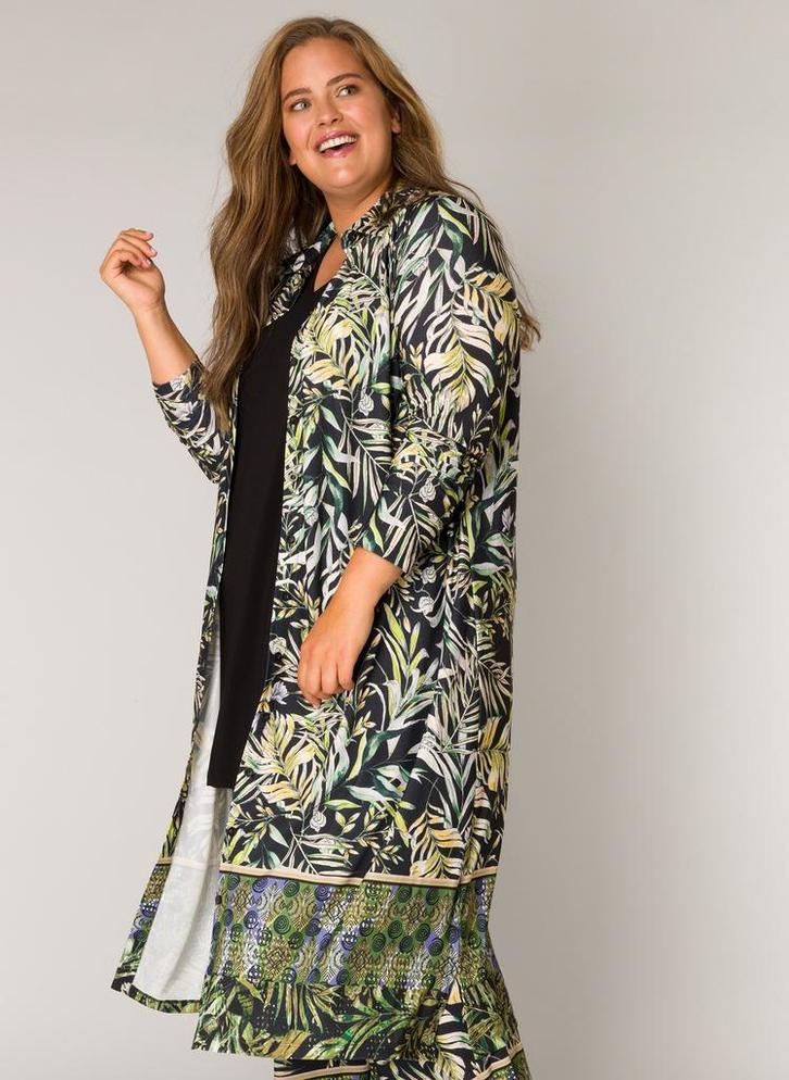 COLLETTA jurk jungle printX-0(44)Maat 42/44 (L), Kleding | Dames, Jurken, Overige kleuren, Nieuw, Maat 42/44 (L), Verzenden
