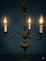 Lamp - Gegoten messing, Gepatineerd brons, Antiek en Kunst